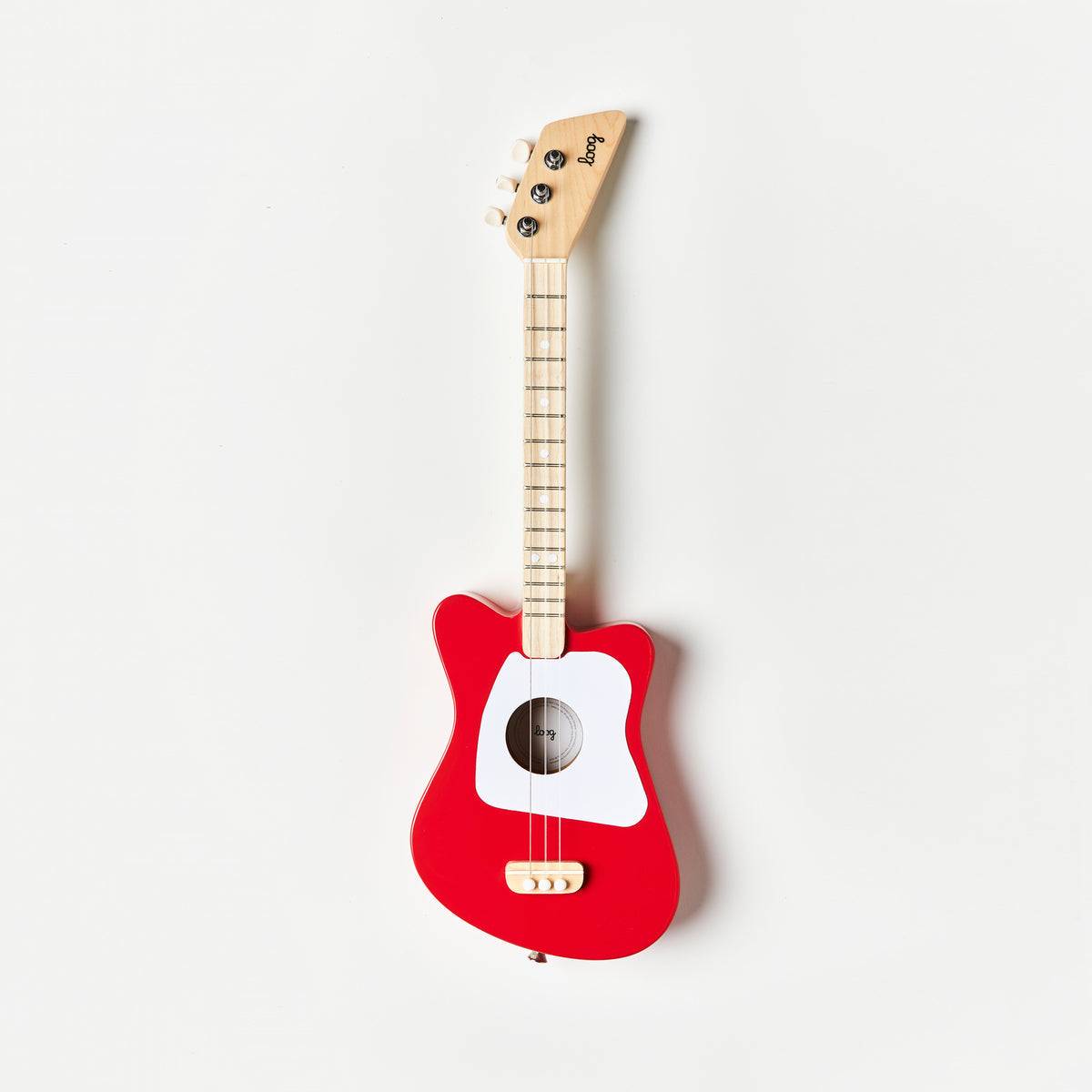 Loog Mini Acoustic Guitar - Red + Accessory Pack (Ages 3+)