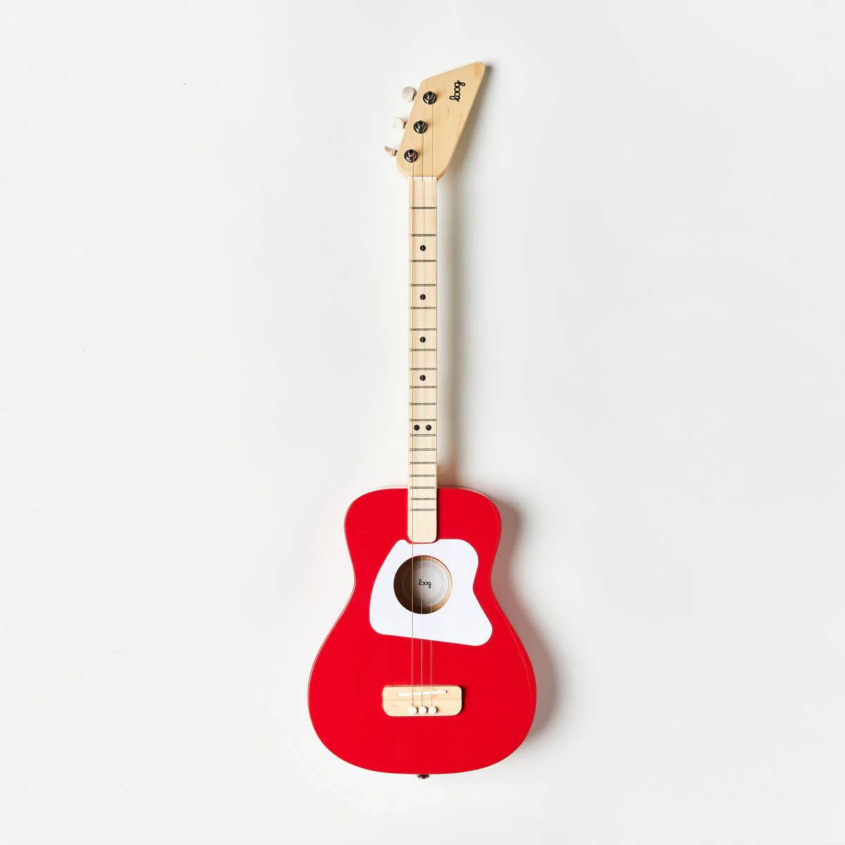 Loog Pro Acoustic Guitar - Red (Ages 7+)