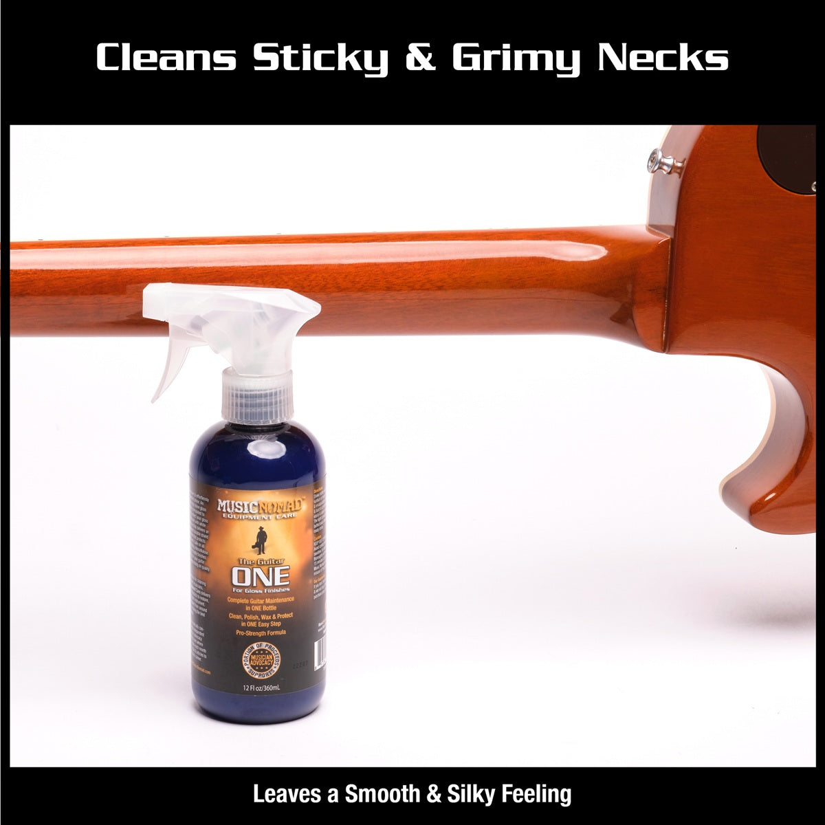 Music Nomad MN150 The Guitar One 12oz. Tech Size - All in 1 Cleaner, Polish & Wax