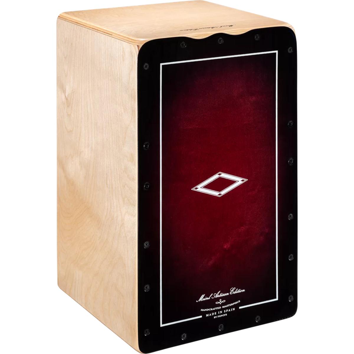 Meinl AETLRF Artisan Cajon Tango Line Red Fade Frontplate