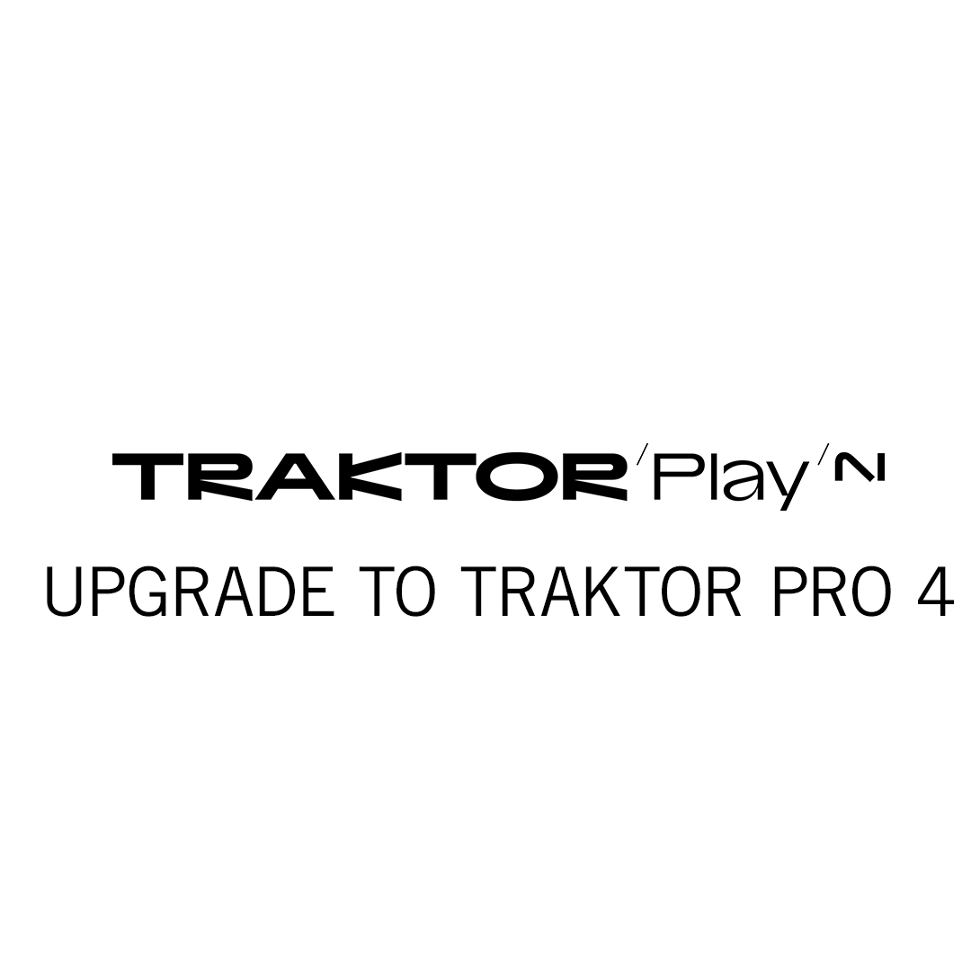 Native Instruments NI Traktor Pro 4 Software (Update from Traktor Play) - DOWNLOAD CODE