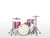 Natal Zenith Drum Kit Pink Frost (22 Bass, 12 Tom, 16 Floor) Shell Pack Only