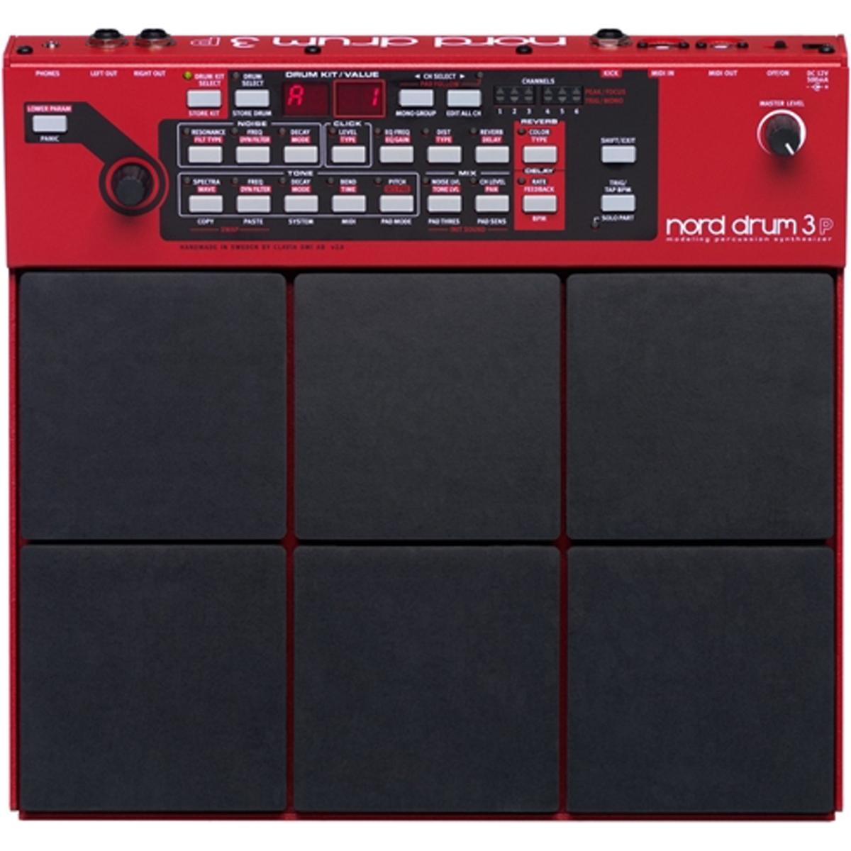 Nord Drum 3P Drum Synthesiser w/ 6 Pads.