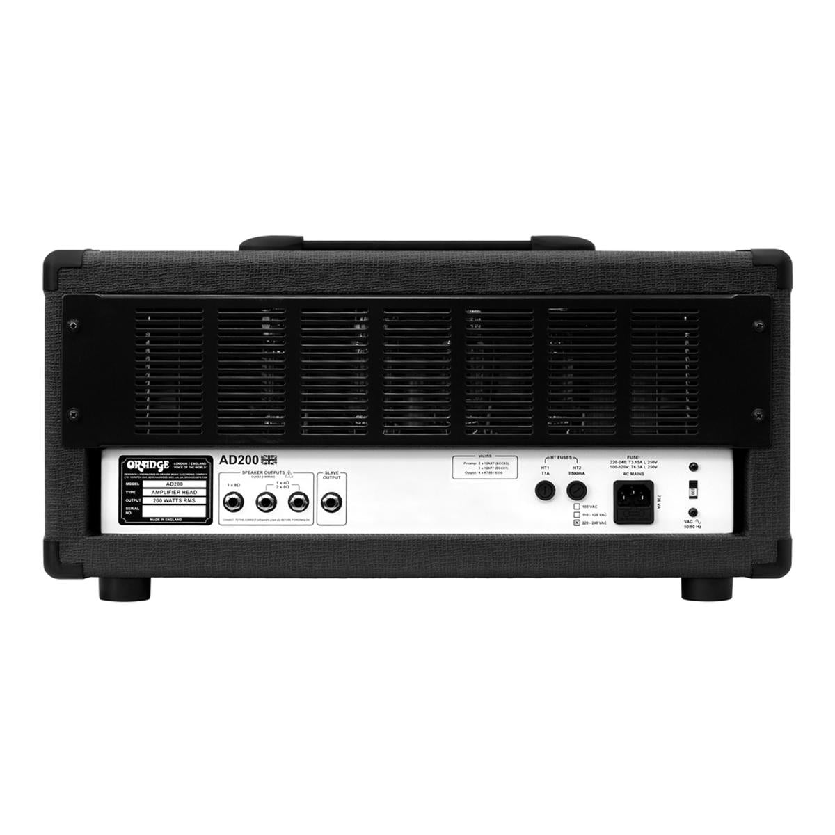 Orange AD200B-V2-BK UK Made Bass Guitar Amplifier 200w Amp Head - Black
