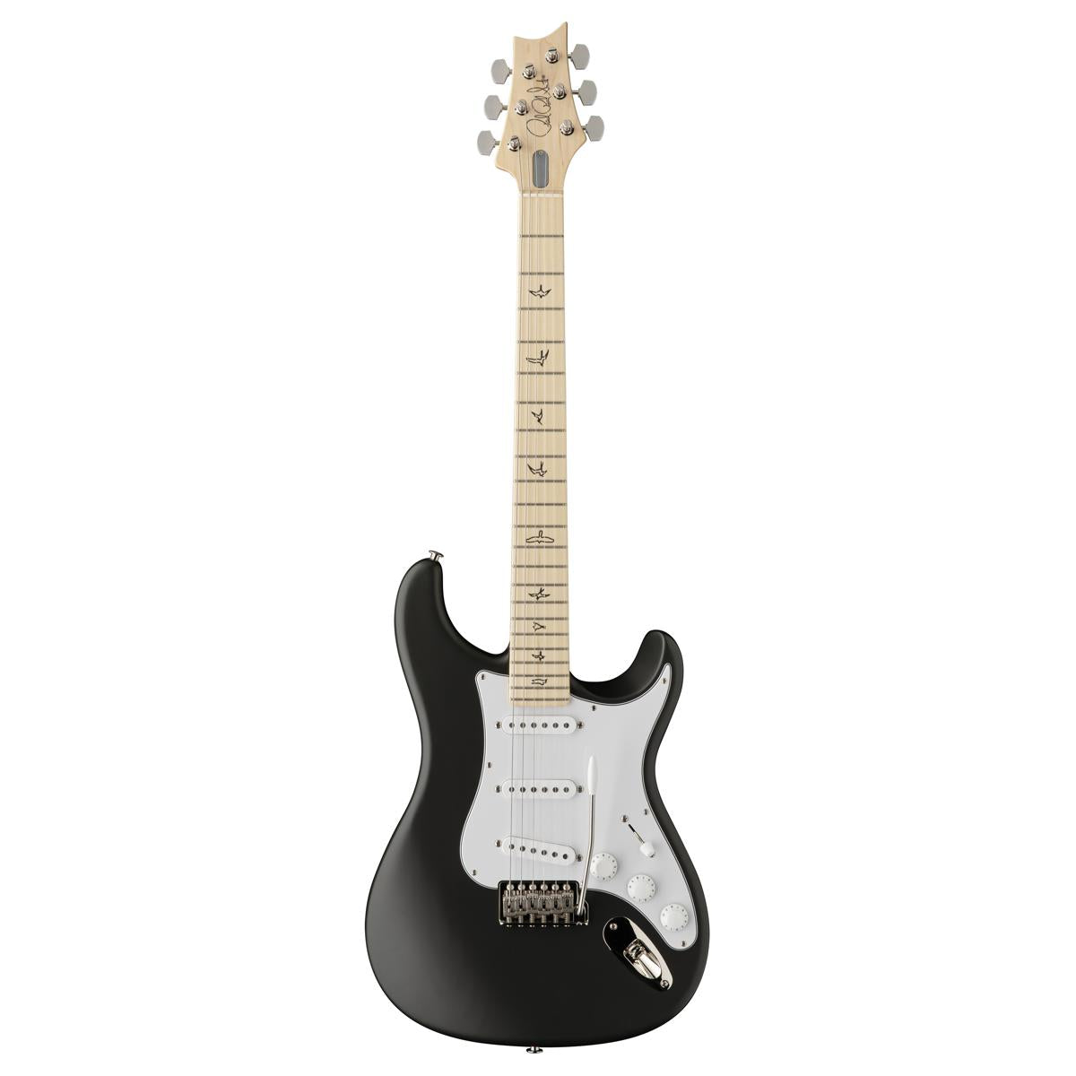 PRS Paul Reed Smith John Mayer Silver Sky Electric Guitar Faded Black Tee Satin (Maple FB)
