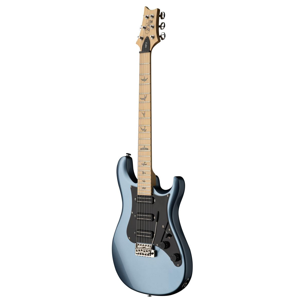 PRS Paul Reed Smith SE NF3 Electric Guitar Maple FB Ice Blue Metallic