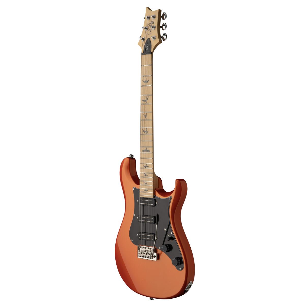 PRS Paul Reed Smith SE NF3 Electric Guitar Maple FB Metallic Orange