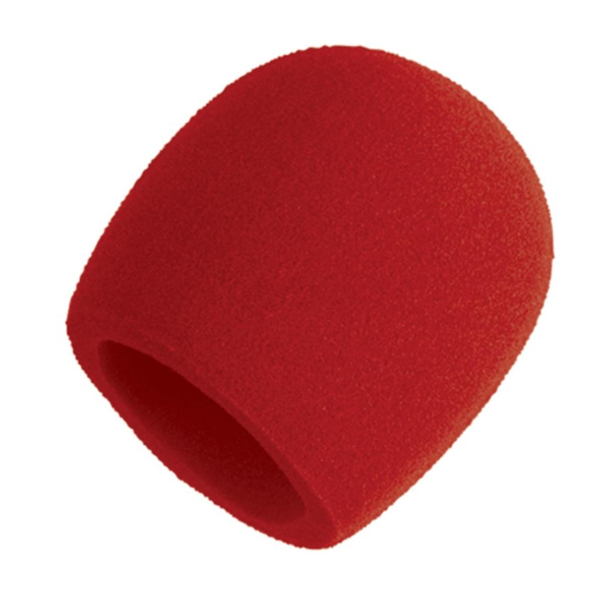 Shure A58WS Windscreen for SM58 & Other Ball Microphones - Red