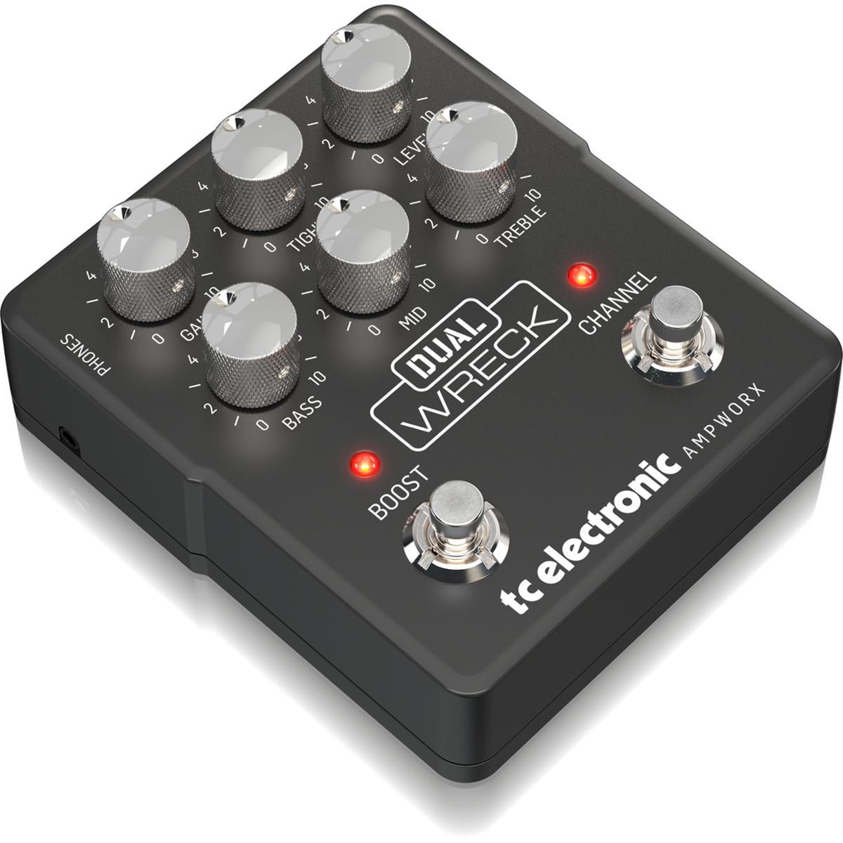 TC Electronic Ampworx Vintage Series Dual Wreck Dual Channel Guitar Preamp Effects Pedal