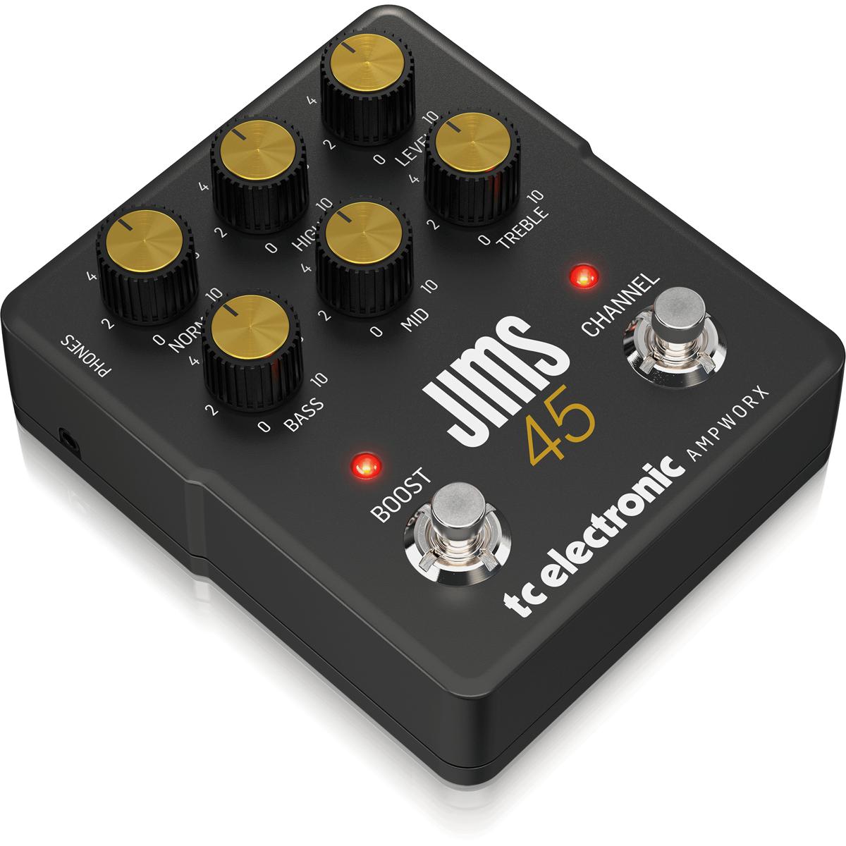 TC Electronic Ampworx Vintage Series Jims 45 Dual Channel Guitar Preamp Effects Pedal
