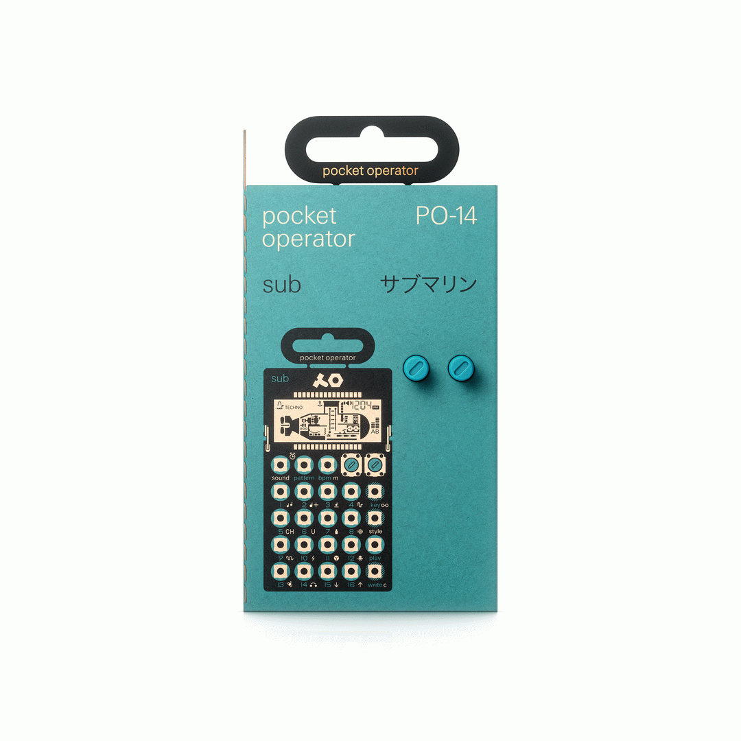 Teenage Engineering Pocket Operator PO-14 Sub - Deep Bass Line Synthesizer w/ Sequencer