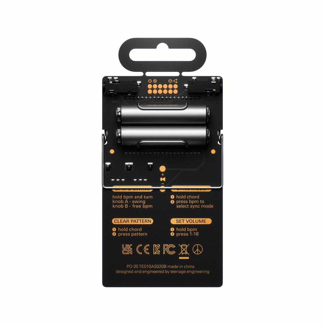 Teenage Engineering Pocket Operator PO-20 Arcade - Arcade Synthesizer & Sequencer