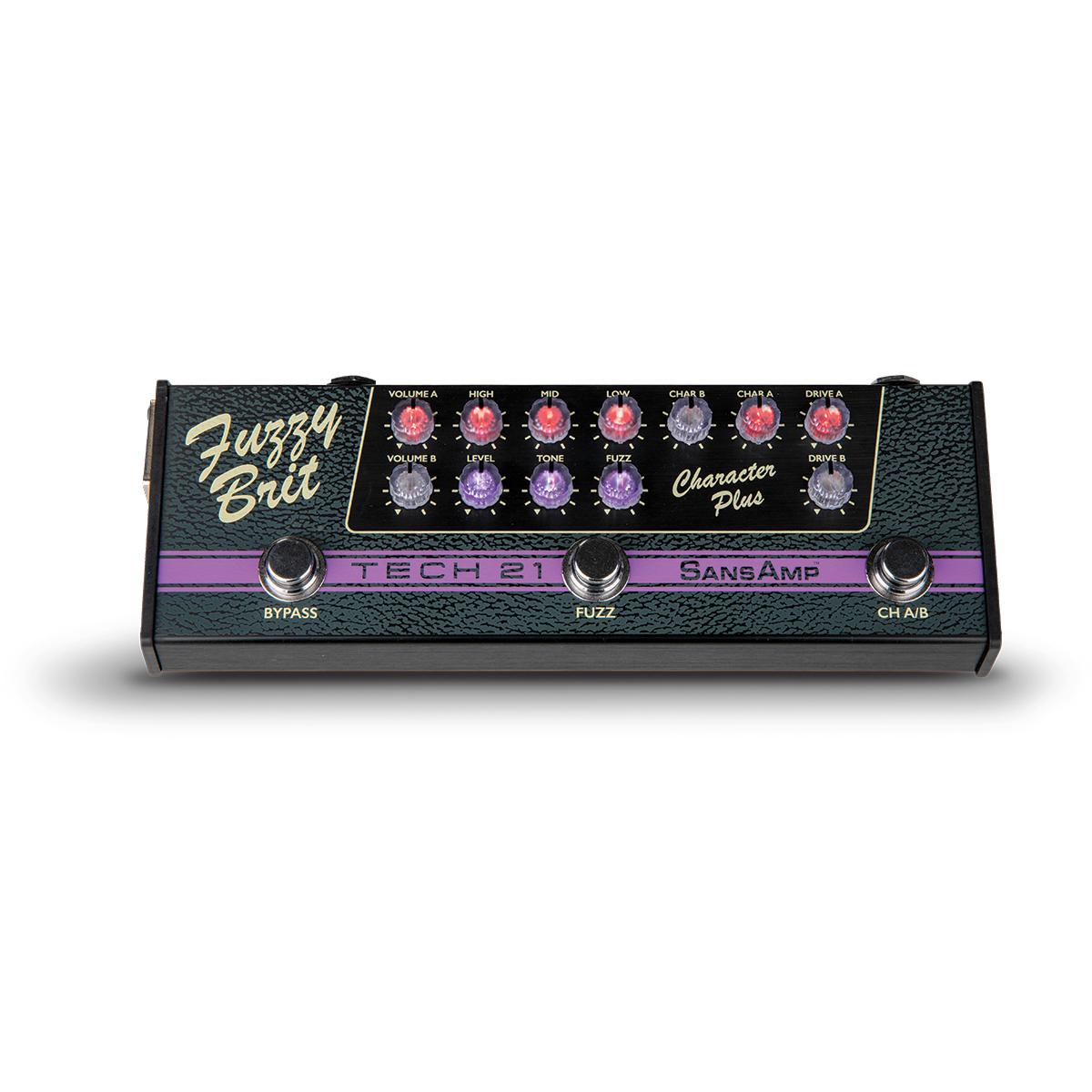 Tech 21 CPSFB SansAmp Character Plus Series Fuzzy Brit Effects Pedal