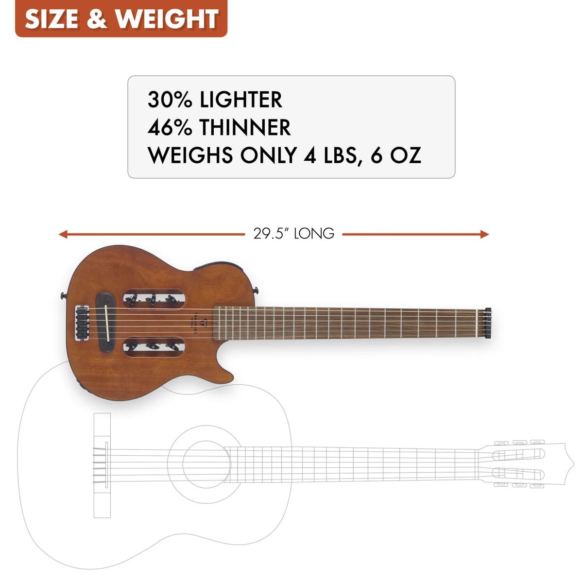 Traveler Guitar Escape Mark III Nylon Guitar Mahogany w/ Gigbag