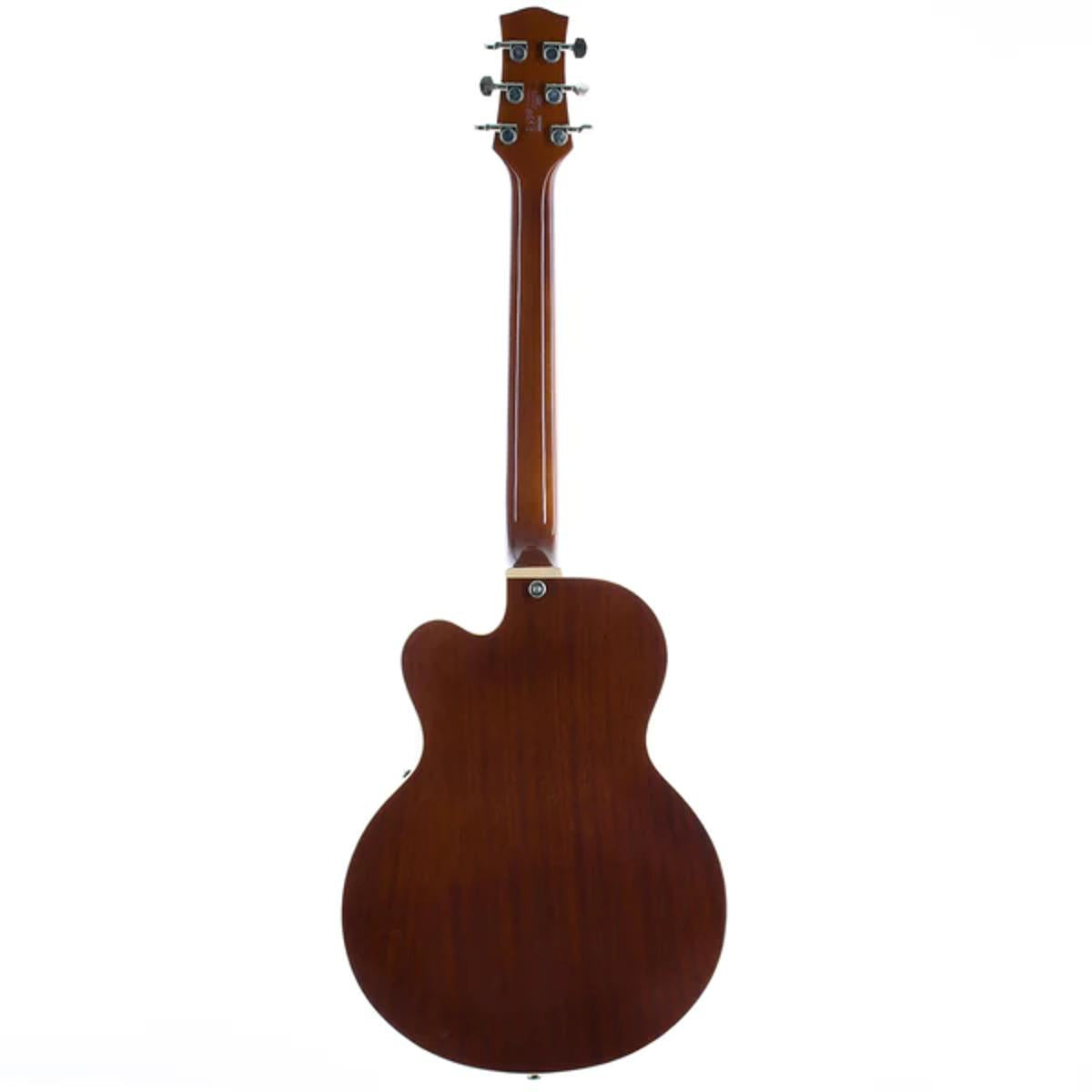 VOX VGA-3PS-NA Giulietta 3PS Small Archtop Acoustic Guitar Natural w/ Cutaway Pickup & Gigbag