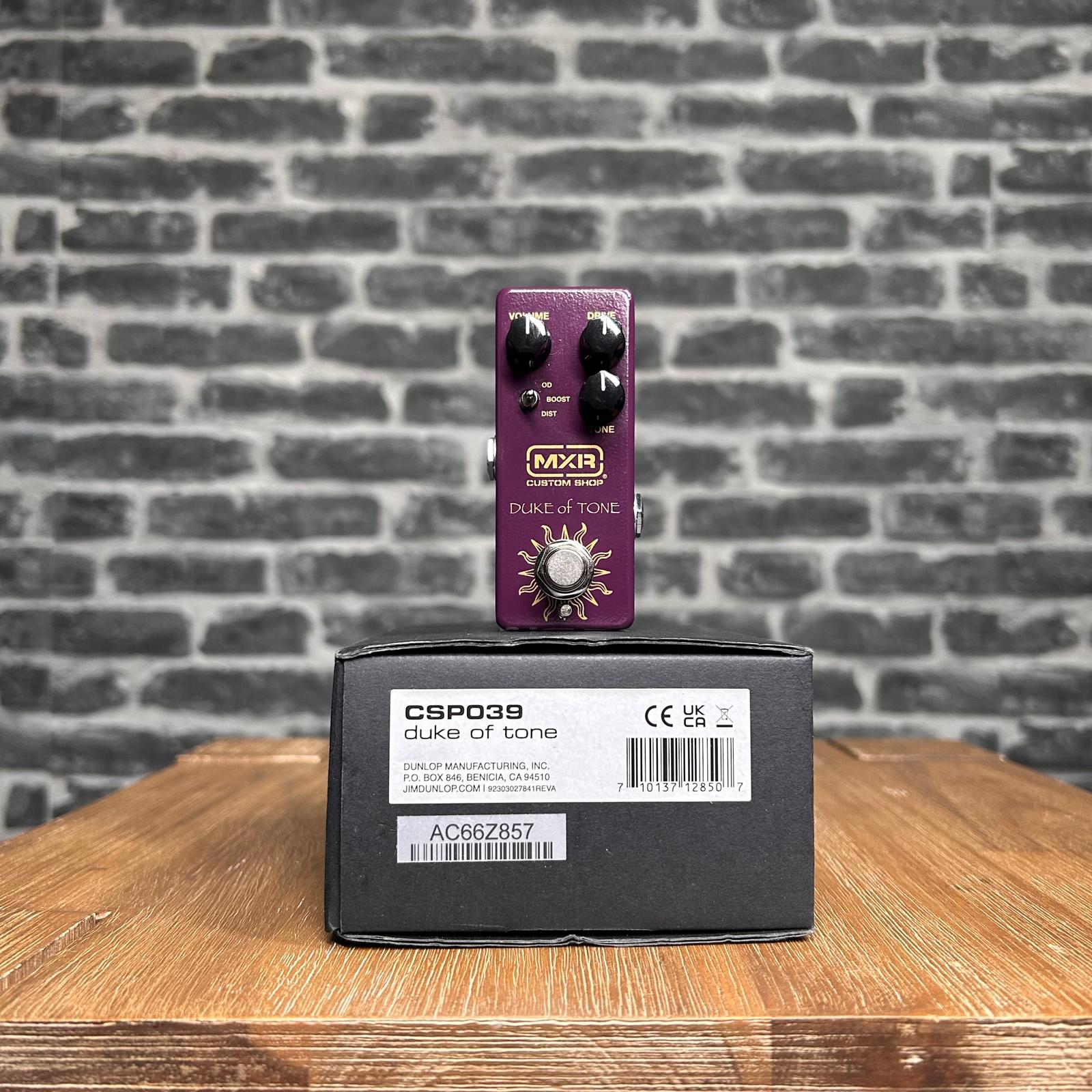 Dunlop MXR Duke of Tone Guitar Effects Pedal - PREOWNED
