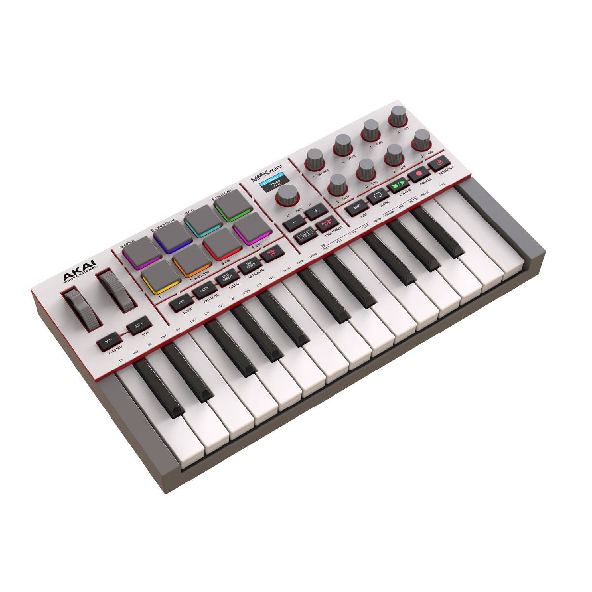 Akai Pro MPK Mini IV Portable USB Keyboard Controller - Grey