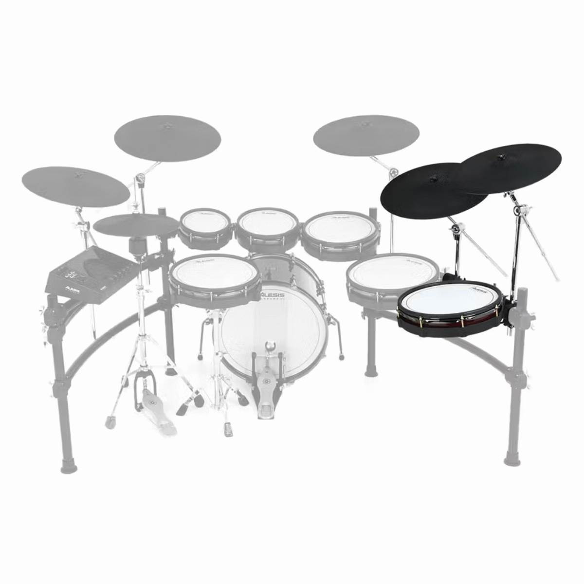 Alesis Strata Prime Electronic Drum Expansion Pack w/ Mesh Tom & 2x Cymbals