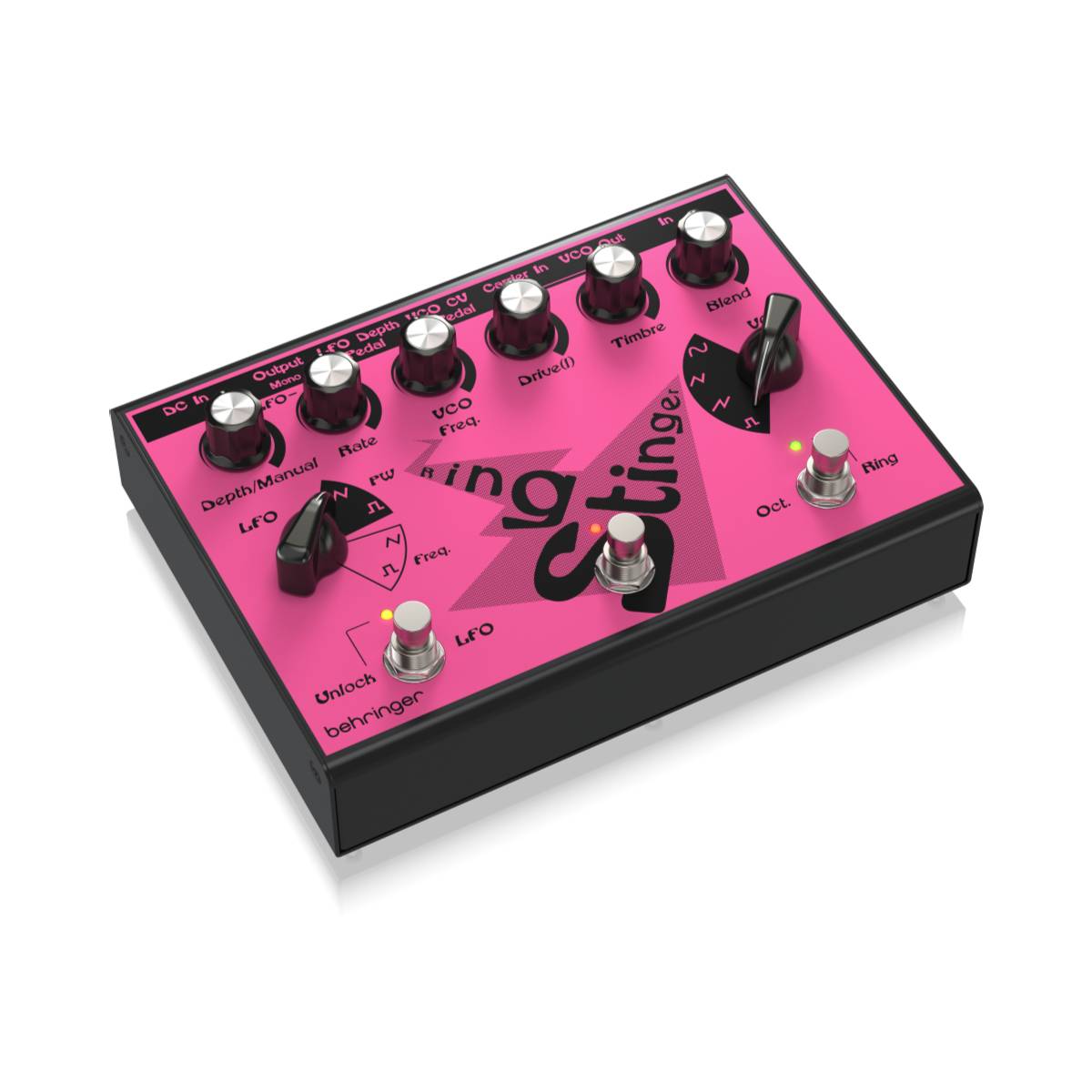 Behringer RING STINGER Ring Modulator Fuzz Guitar & Synth Effects Pedal