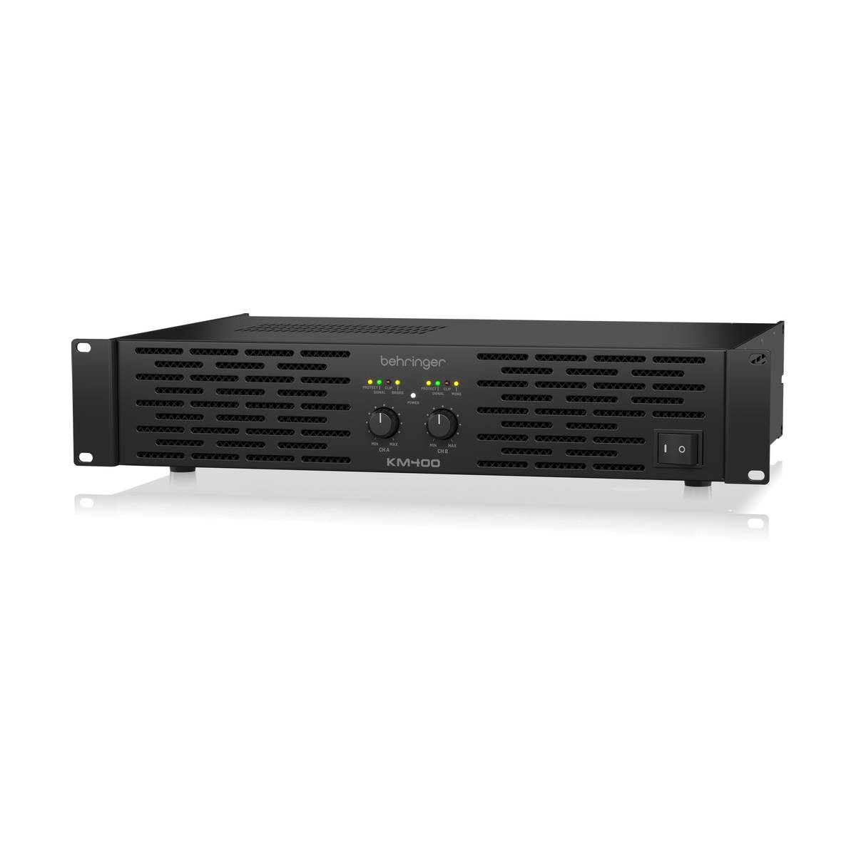 Behringer KM400 Professional Power Amplifier Stereo 400w w/ ATR Technology