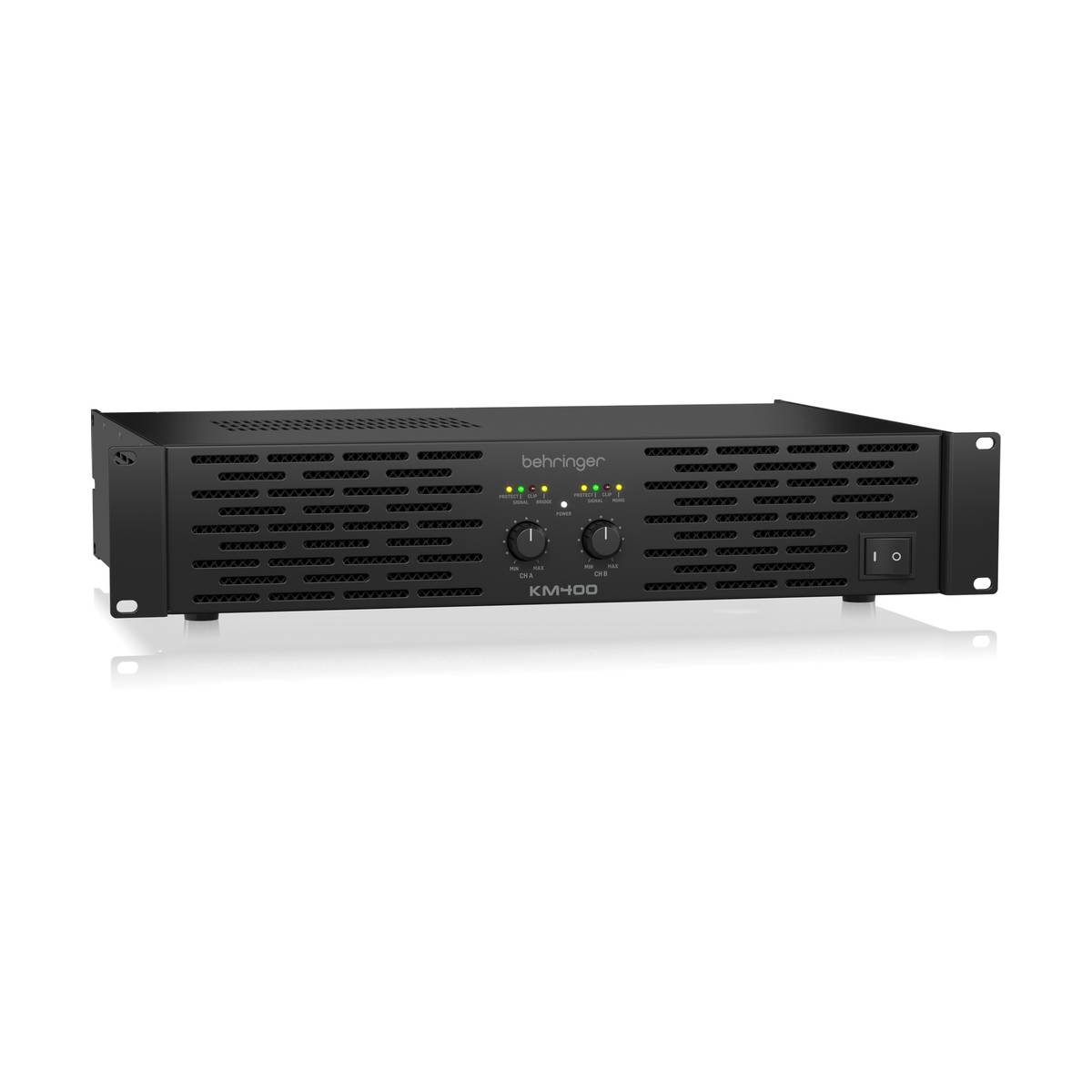 Behringer KM400 Professional Power Amplifier Stereo 400w w/ ATR Technology