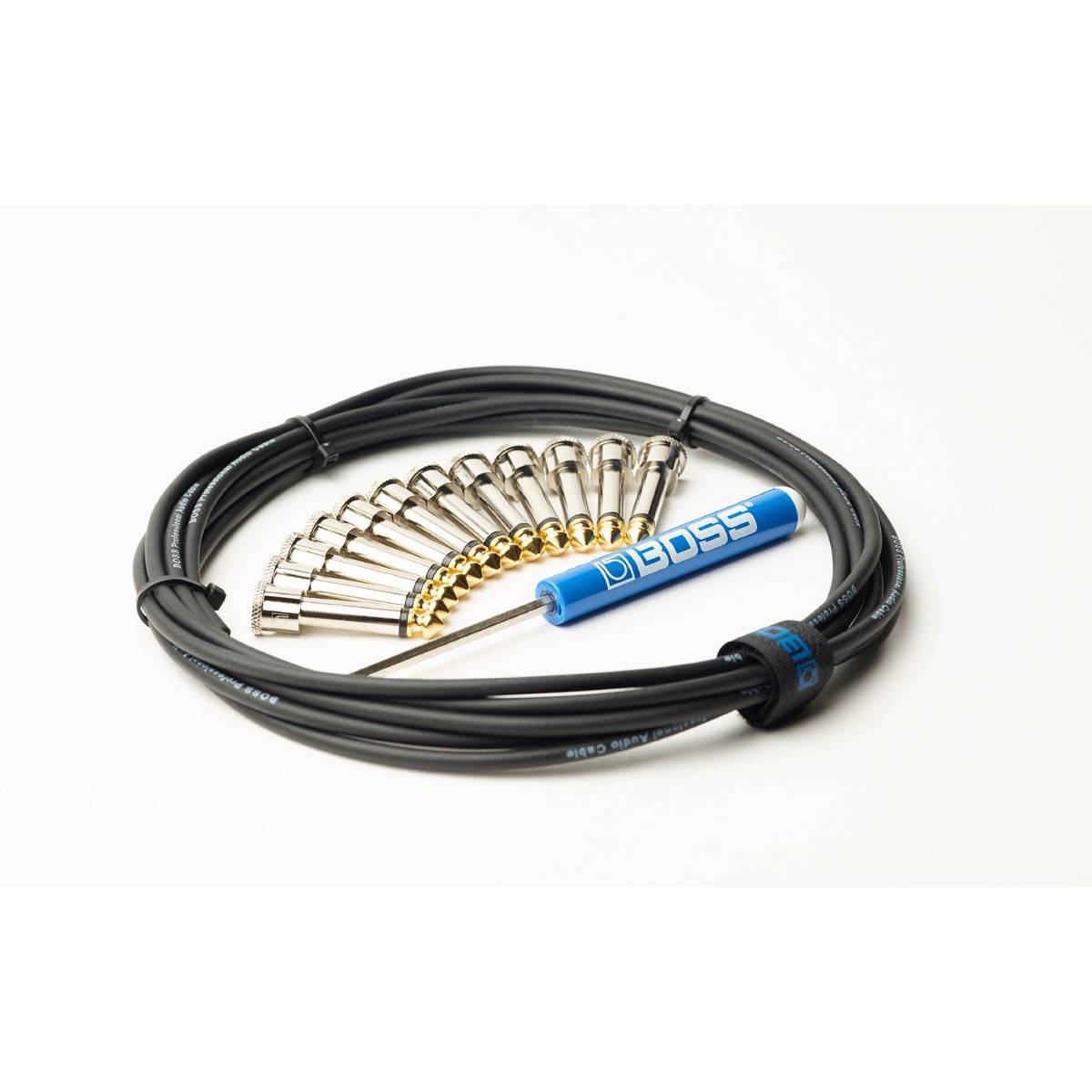 Boss BCK-12 Solderless Pedalboard Cable Kit 4m (12ft) Lead w/ 12 Connectors