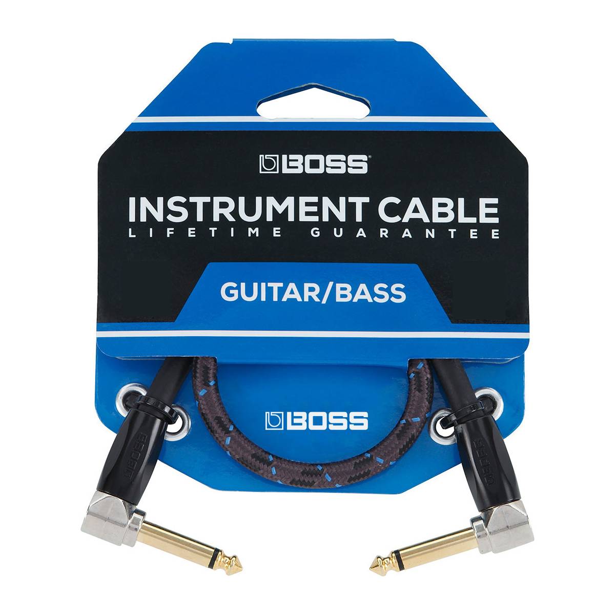 Boss BIC-3AA Guitar Patch Cable Instrument Lead 1m (3ft) - Angled to Angled