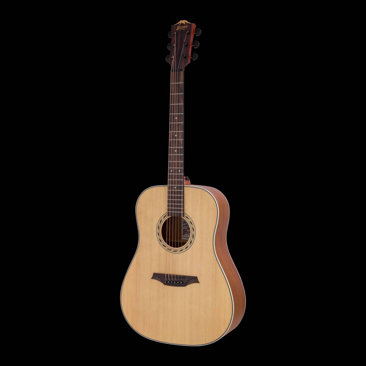 Bromo BAA1 Appalachia Series Dreadnought Acoustic Guitar w/ Solid Spruce Top