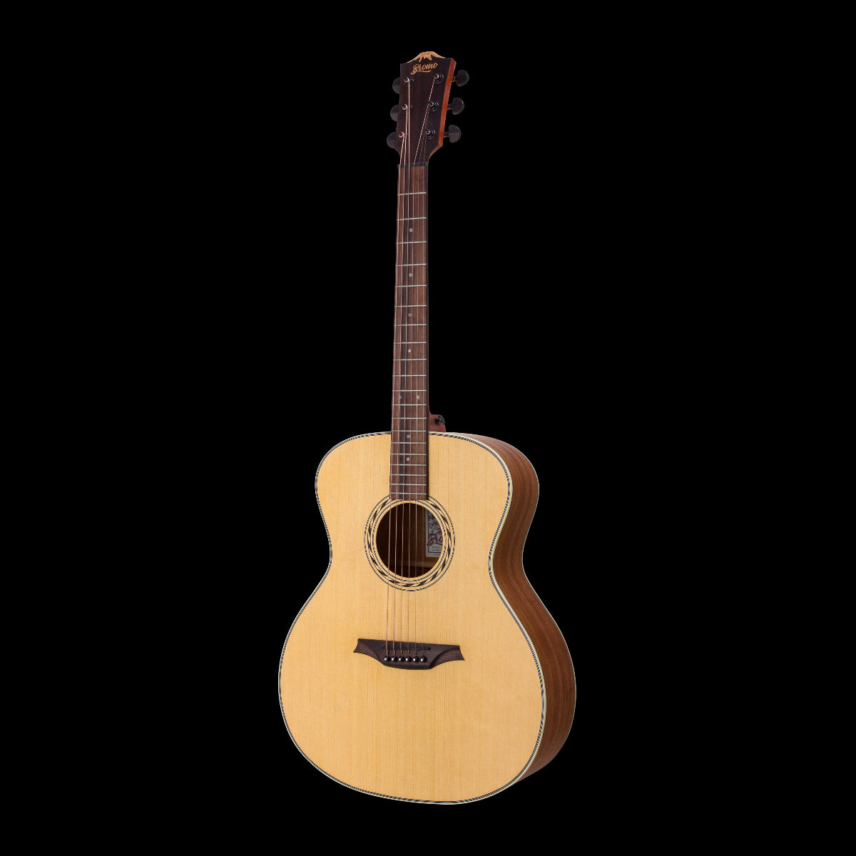 Bromo BAA2 Appalachia Series Grand Auditorium Acoustic Guitar w/ Solid Spruce Top