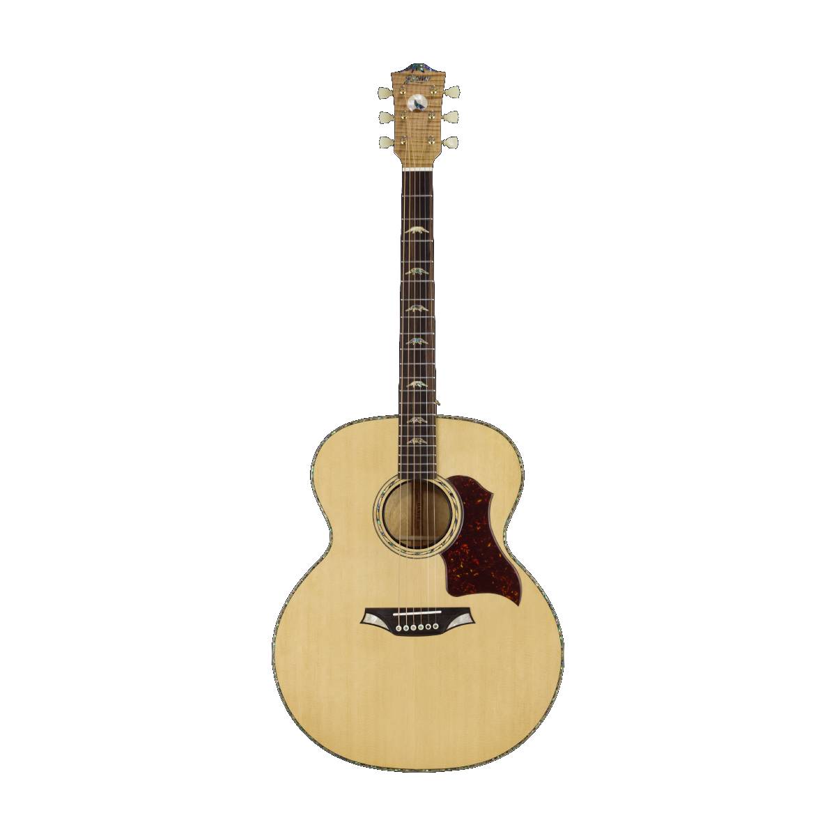 Bromo BAN7E Denali Series Jumbo Acoustic Guitar w/ All Solid Wood & Pickup