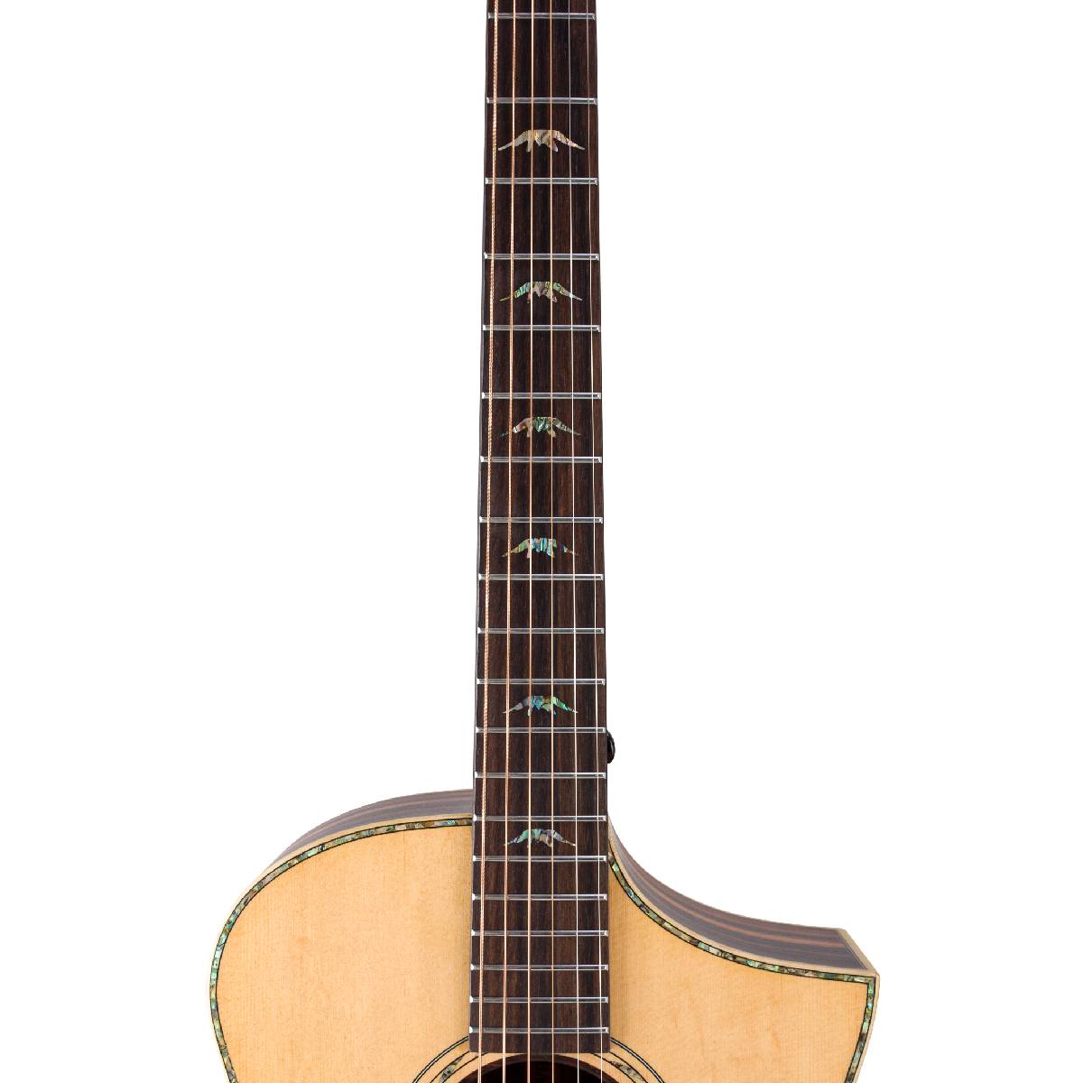 Bromo BAR5CE Rocky Mountain Series Concert Acoustic Guitar w/ All Solid Wood & Pickup