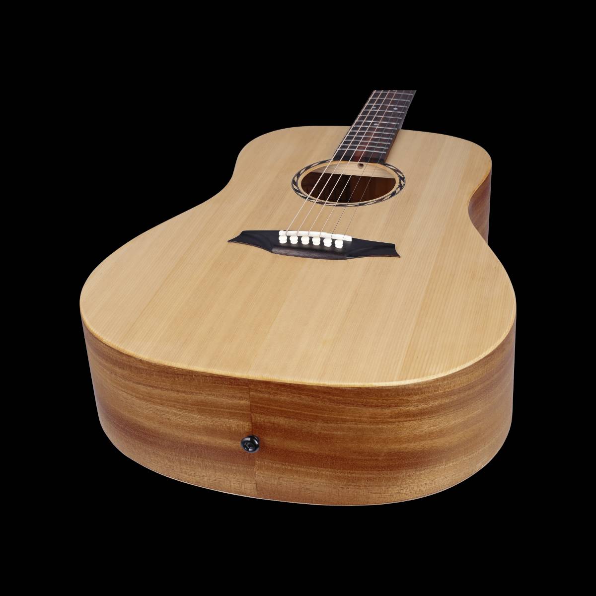 Bromo BAT1N Tahoma Series Dreadnought Acoustic Guitar w/ Solid Spruce Top (Nature Made - Plastic Free)