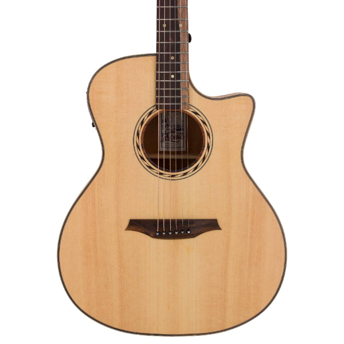 Bromo BAT2CE Tahoma Series Grand Auditorium Acoustic Guitar w/ Solid Spruce Top & Pickup