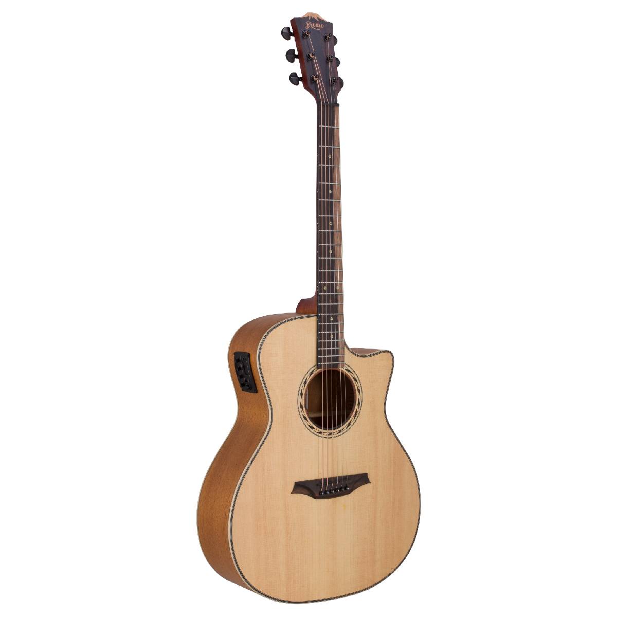 Bromo BAT2CE Tahoma Series Grand Auditorium Acoustic Guitar w/ Solid Spruce Top & Pickup