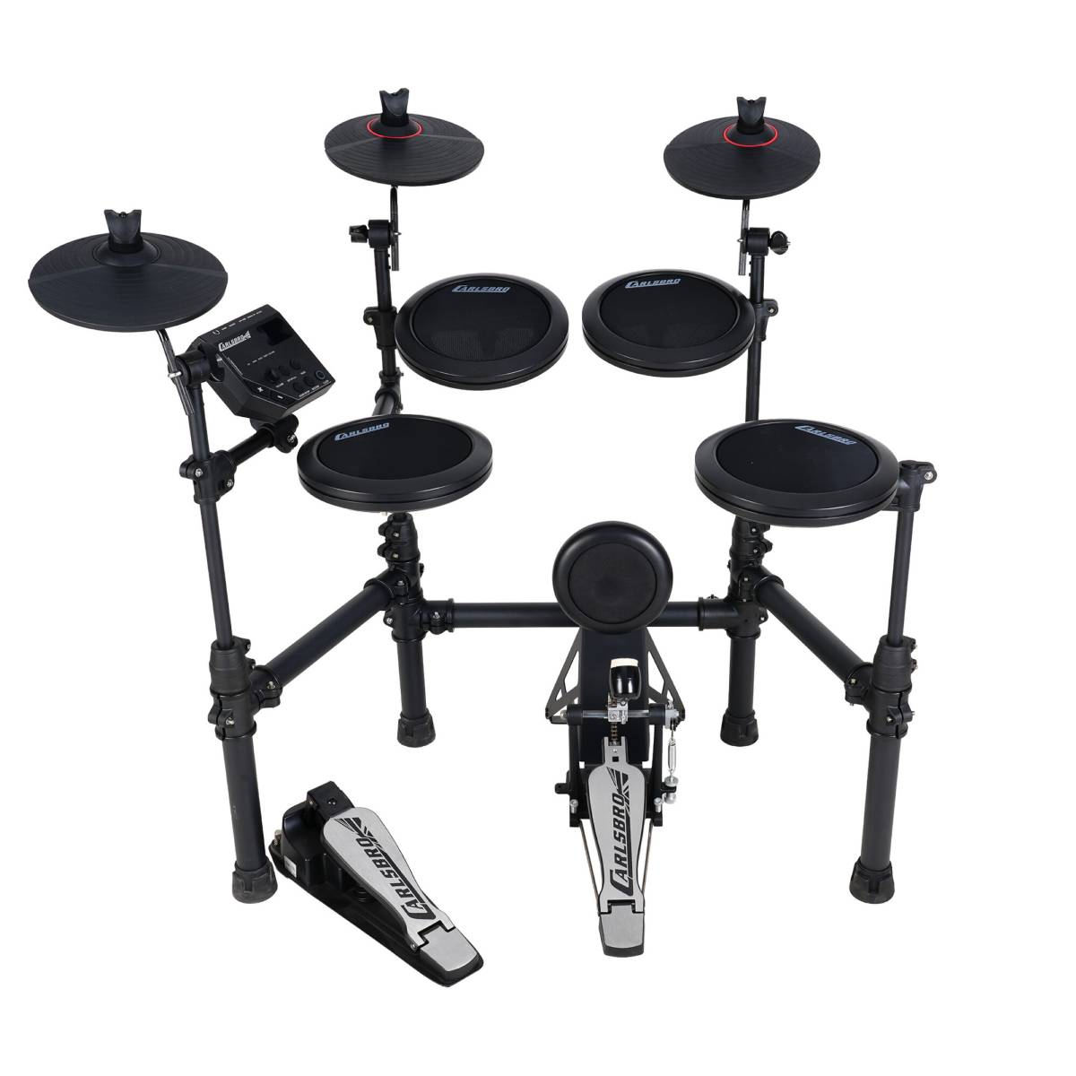 Carlsbro CSD15M 8-Piece Electronic Drum Kit - Pack w/ DXP DA1235 Stool & DCN2 Headphones