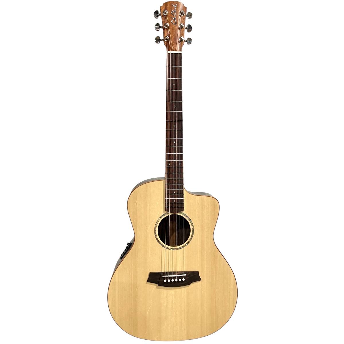 Cole Clark Studio Grand Auditorium Acoustic Guitar - Euro Spruce Face, Rosewood Back & Sides w/ Pickup & Cutaway