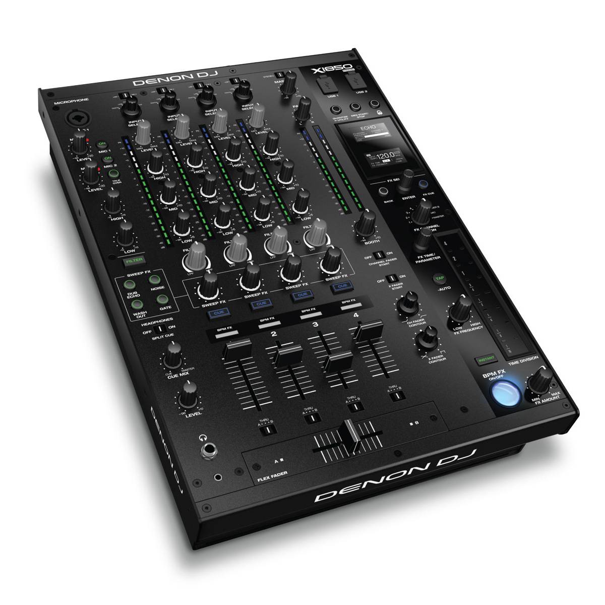 Denon DJ X1850 Professional 4-Channel DJ Club Mixer