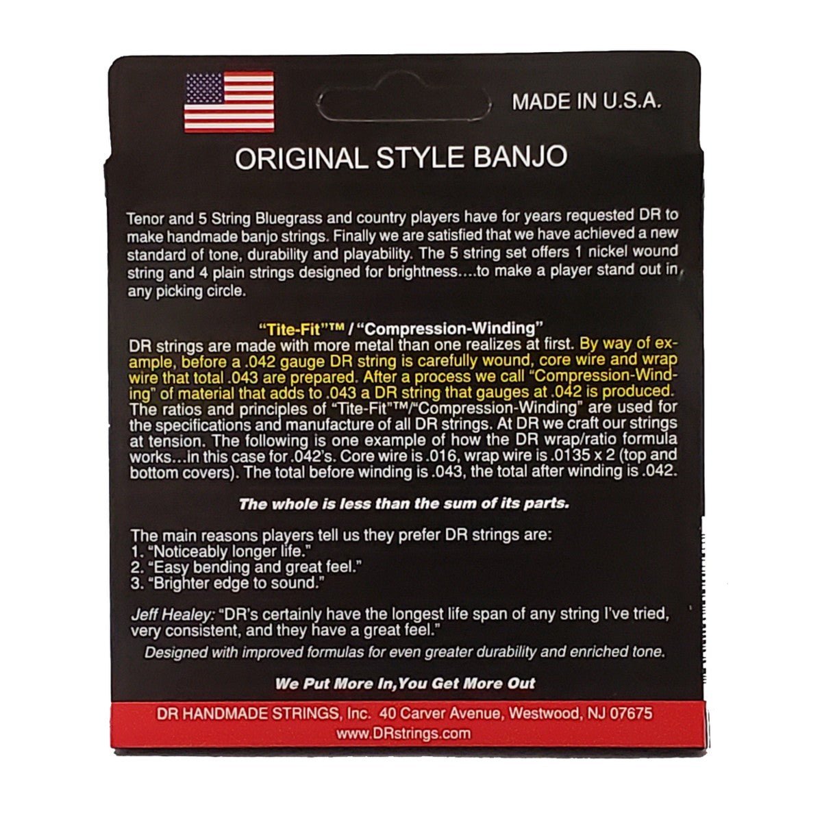 DR Banjo BA-10 Tenor Strings: 10, 14, 23, 31