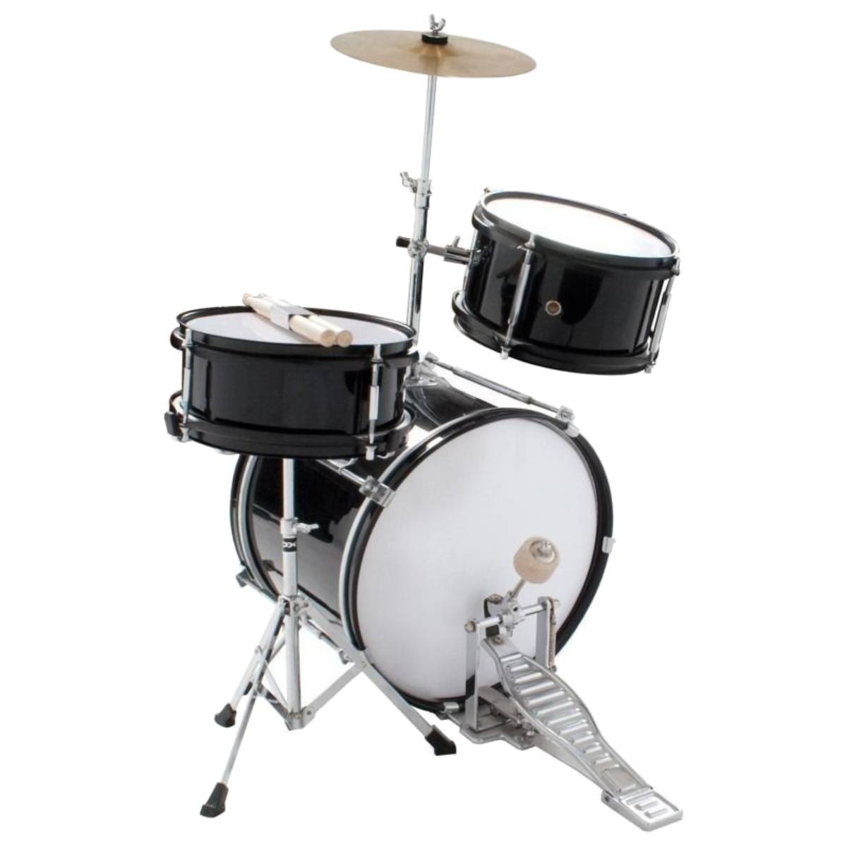 DXP TXJ3 Junior Acoustic Drum Kit 3-Piece - Black