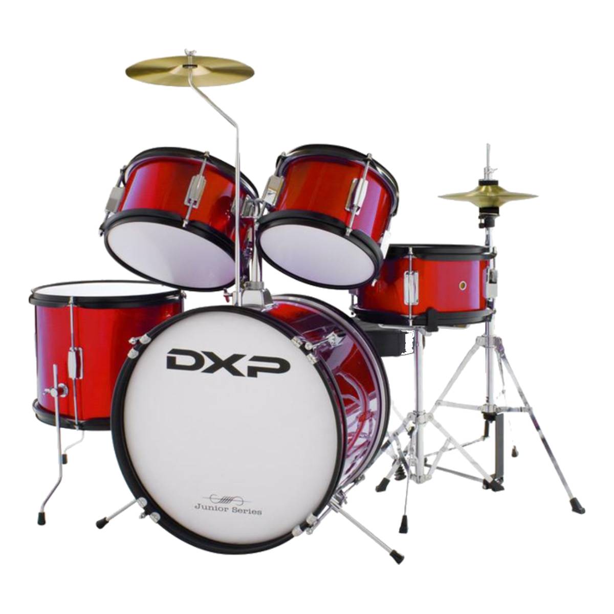 DXP TXJ5 Junior Acoustic Drum Kit 5-Piece - Wine Red