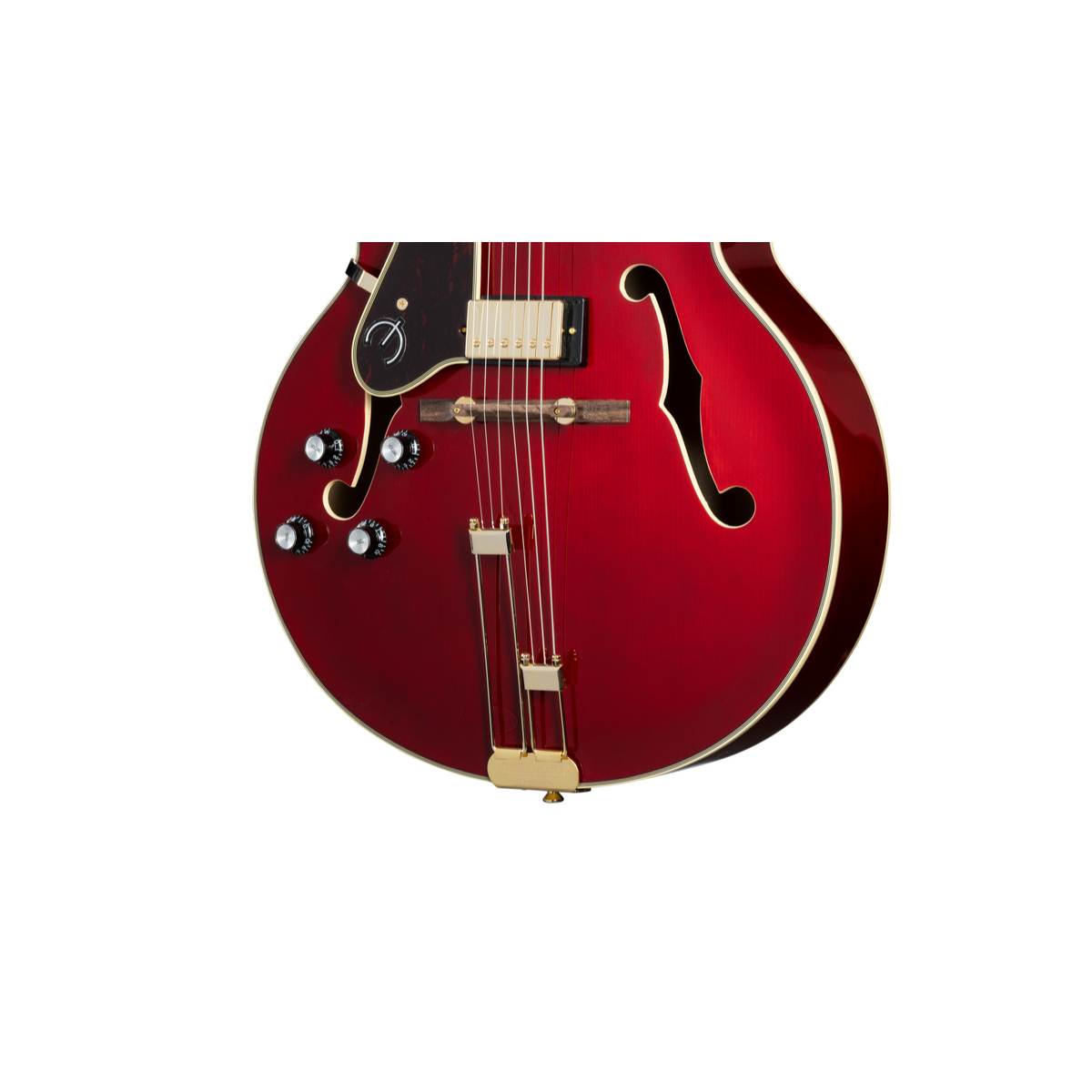 Epiphone Broadway Electric Guitar Semi-Hollow Left Handed Wine Red w/ GigBag - EOBDWWRGHRL