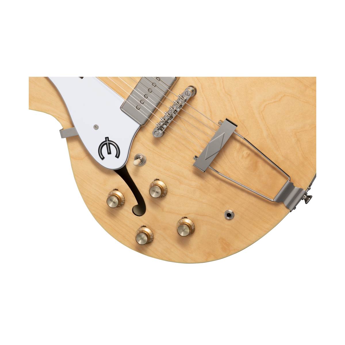 Epiphone Casino Electric Guitar Semi-Hollow Left Handed Natural w/ GigBag - EOCANANHRL