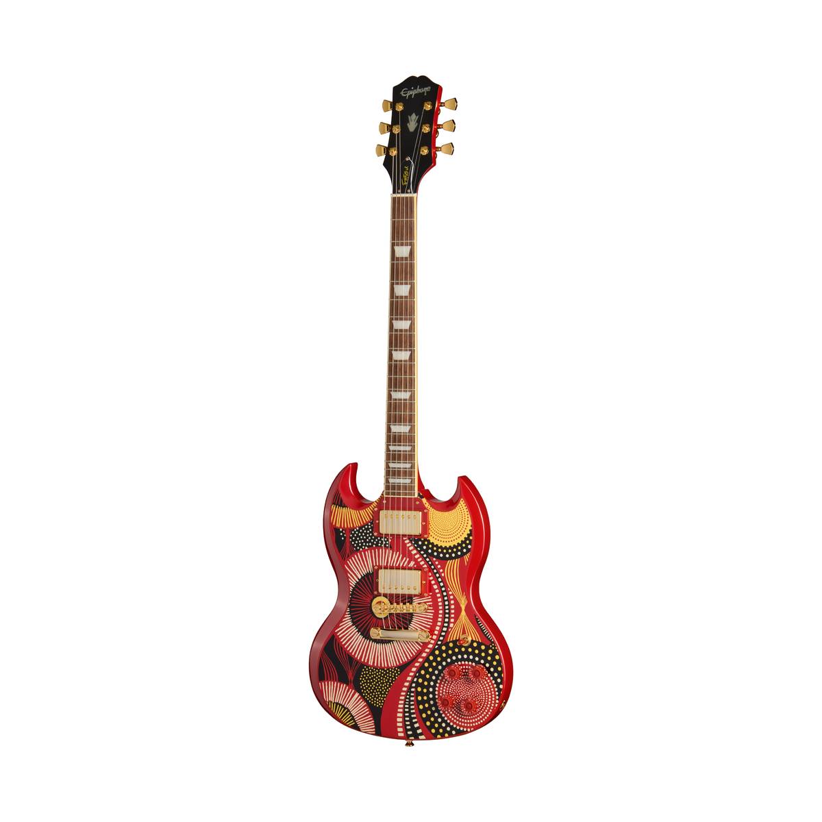 Epiphone Fatoumata Diawara Signature SG Electric Guitar Ember Red - EIFDSGMGH1