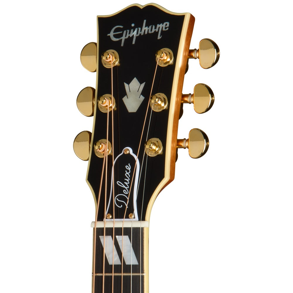 Epiphone Hummingbird Deluxe EC Acoustic Guitar Natural - ECHBDECNAGH1