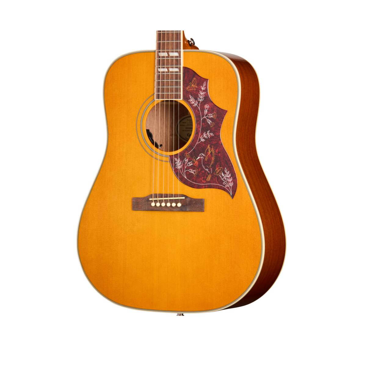 Epiphone Hummingbird Studio Acoustic Guitar Natural w/ Pickup - EASHBANNH1