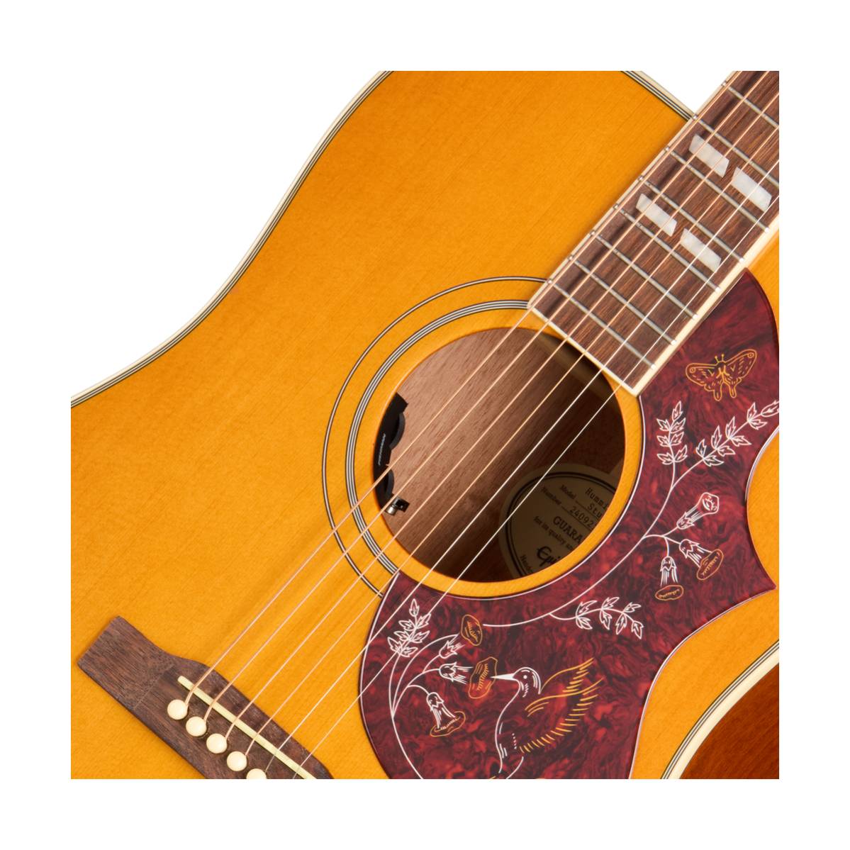 Epiphone Hummingbird Studio Acoustic Guitar Natural w/ Pickup - EASHBANNH1