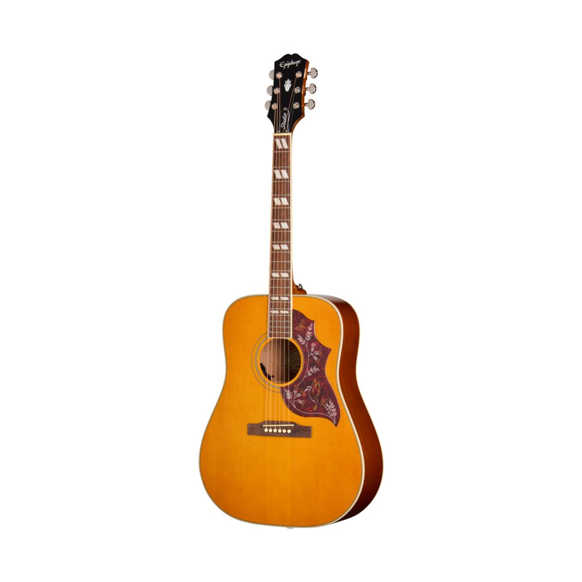 Epiphone Hummingbird Studio Acoustic Guitar Natural w/ Pickup - EASHBANNH1
