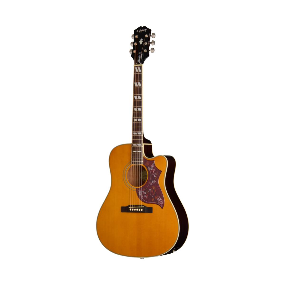 Epiphone Hummingbird Studio EC Acoustic Guitar Natural w/ Pickup - EASHCANNH1