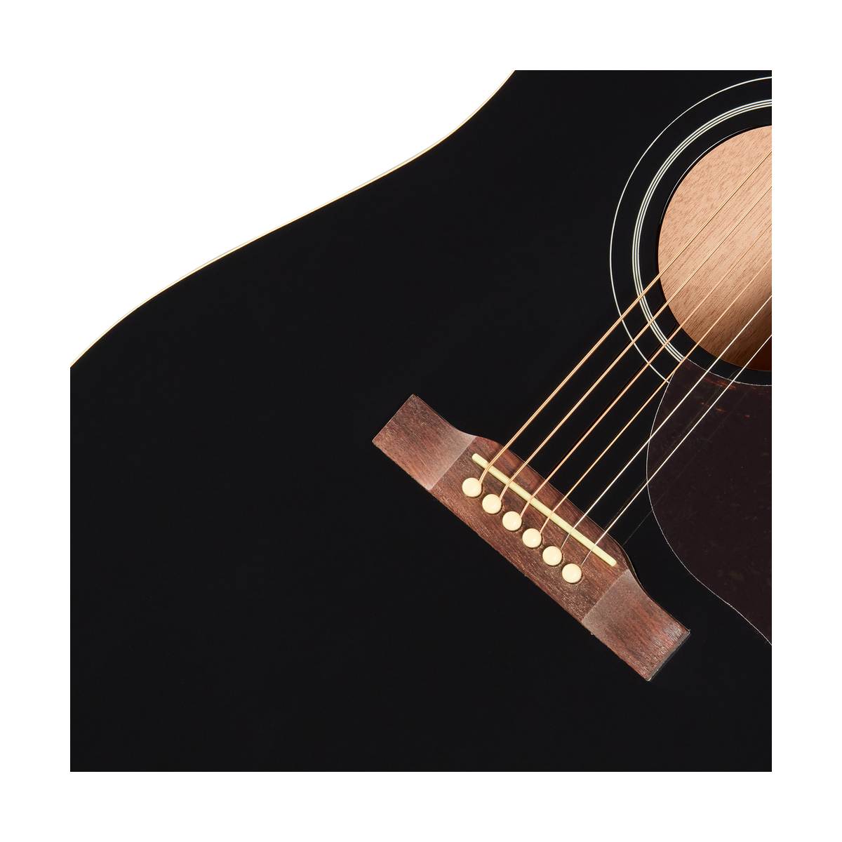 Epiphone Hummingbird Tribute Acoustic Guitar Ebony - ETHBEBNH