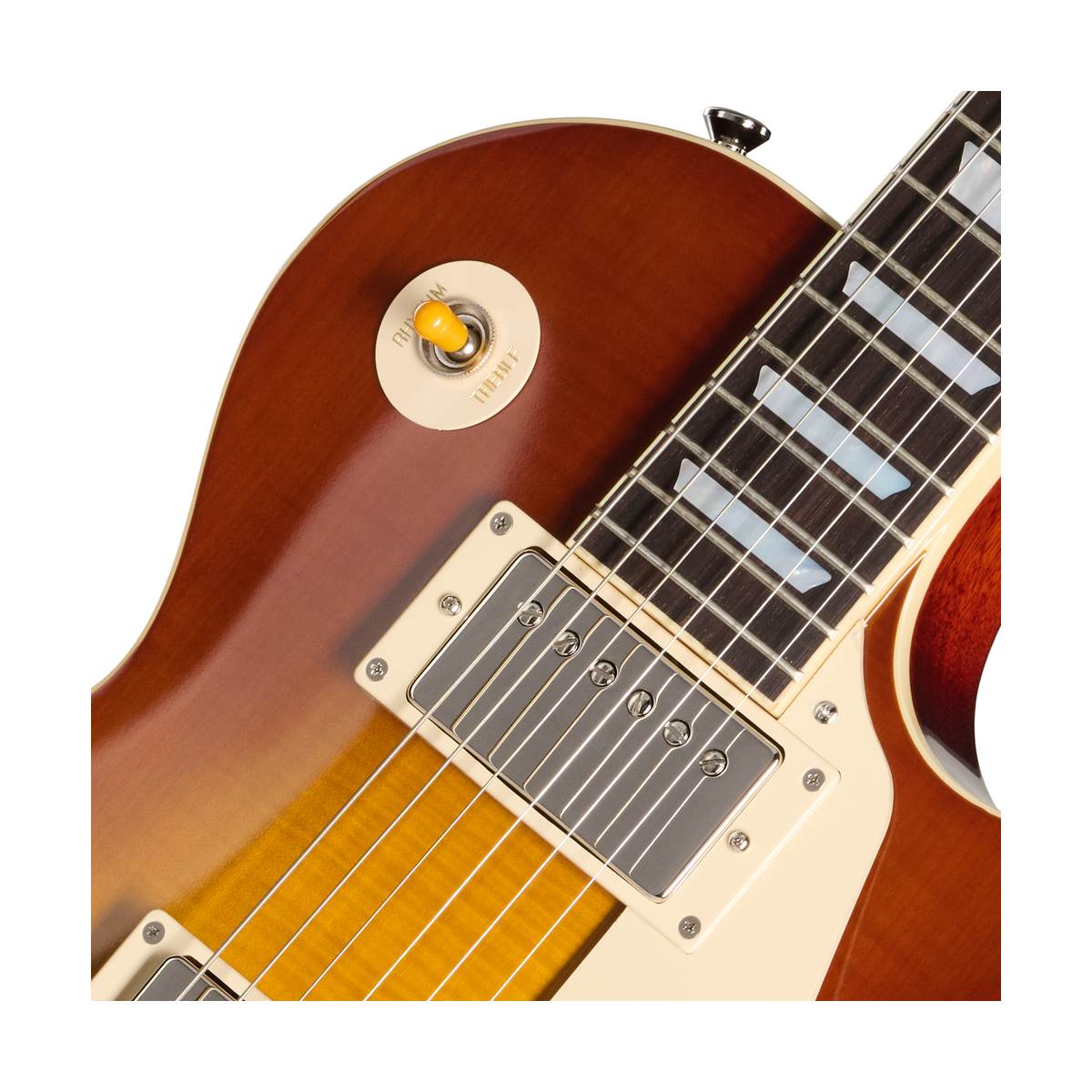 Epiphone Inspired by Gibson Custom 1959 Les Paul Standard Electric Guitar Golden Poppy Burst - ECLPR9GPNH1